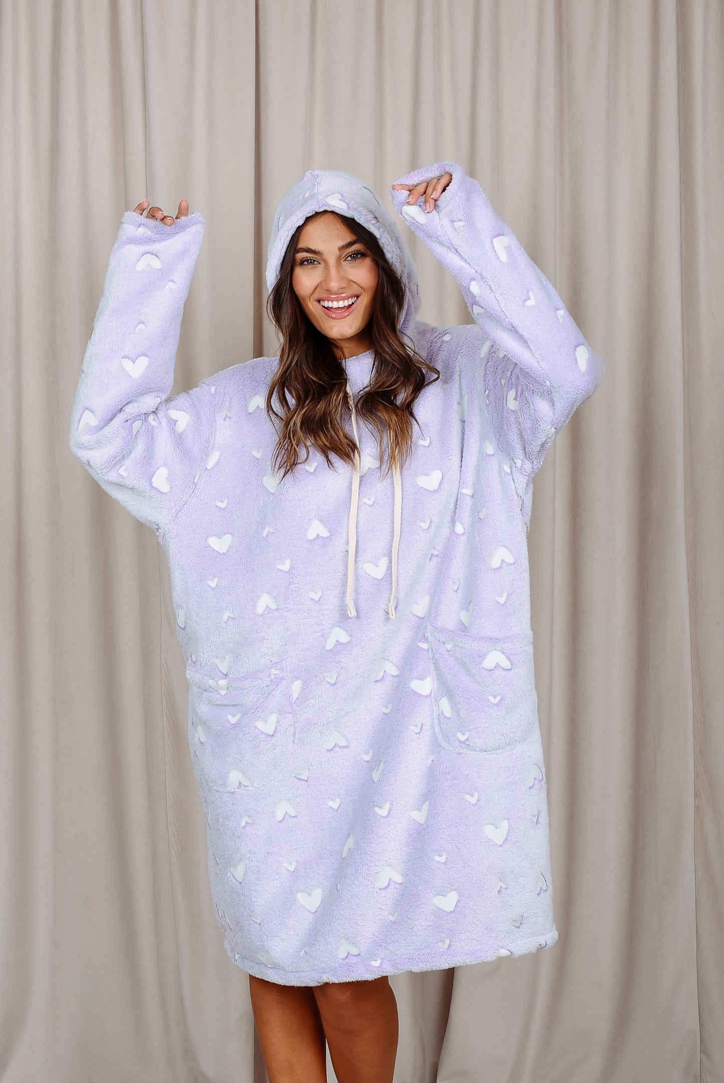 Pijamanta Violet Heart Glow