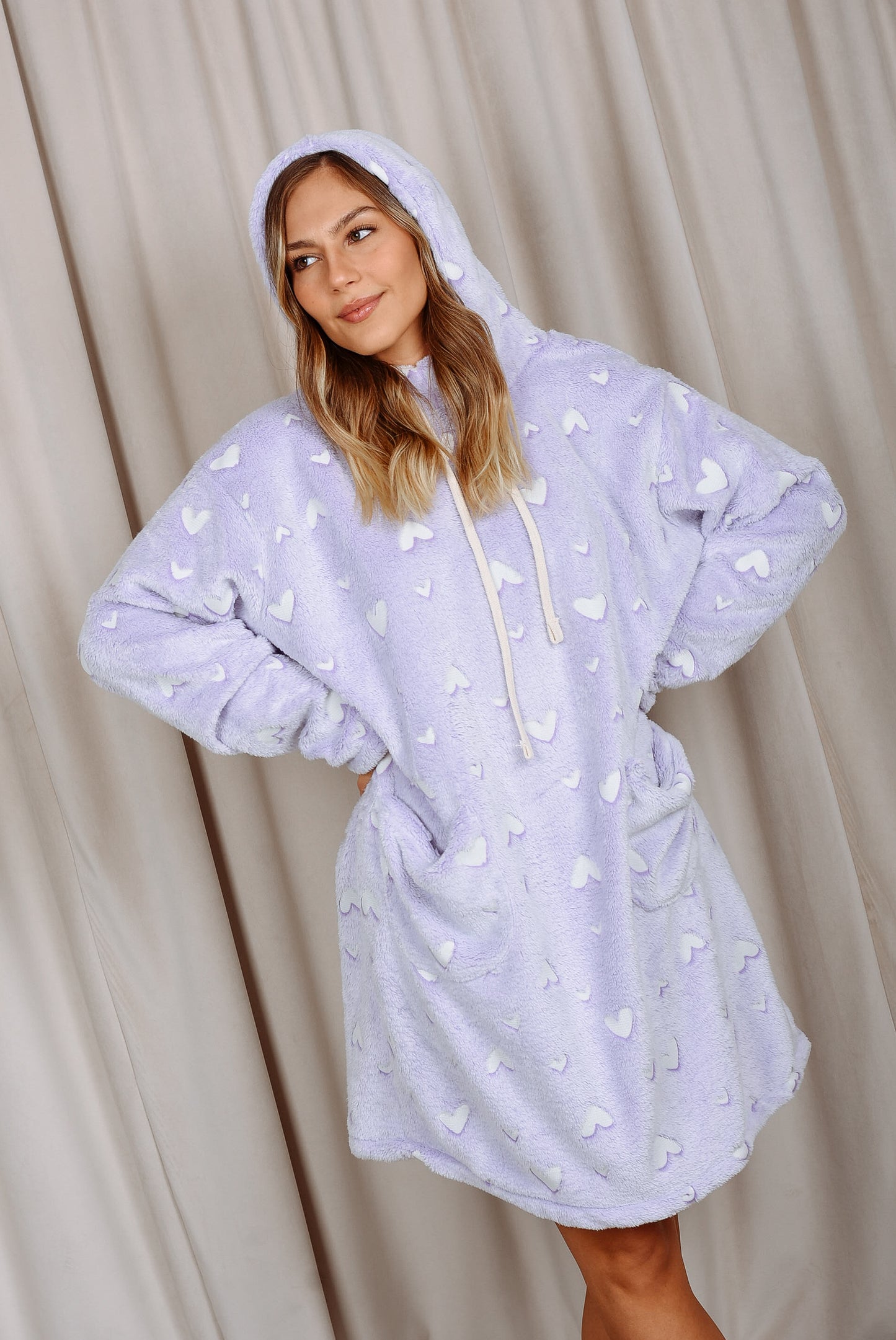 Pijamanta Violet Heart Glow