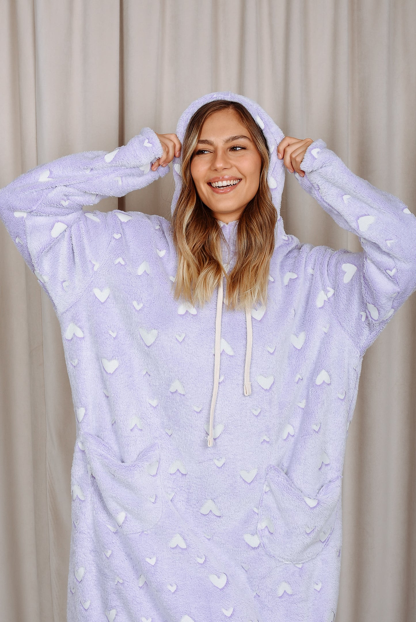 Pijamanta Violet Heart Glow
