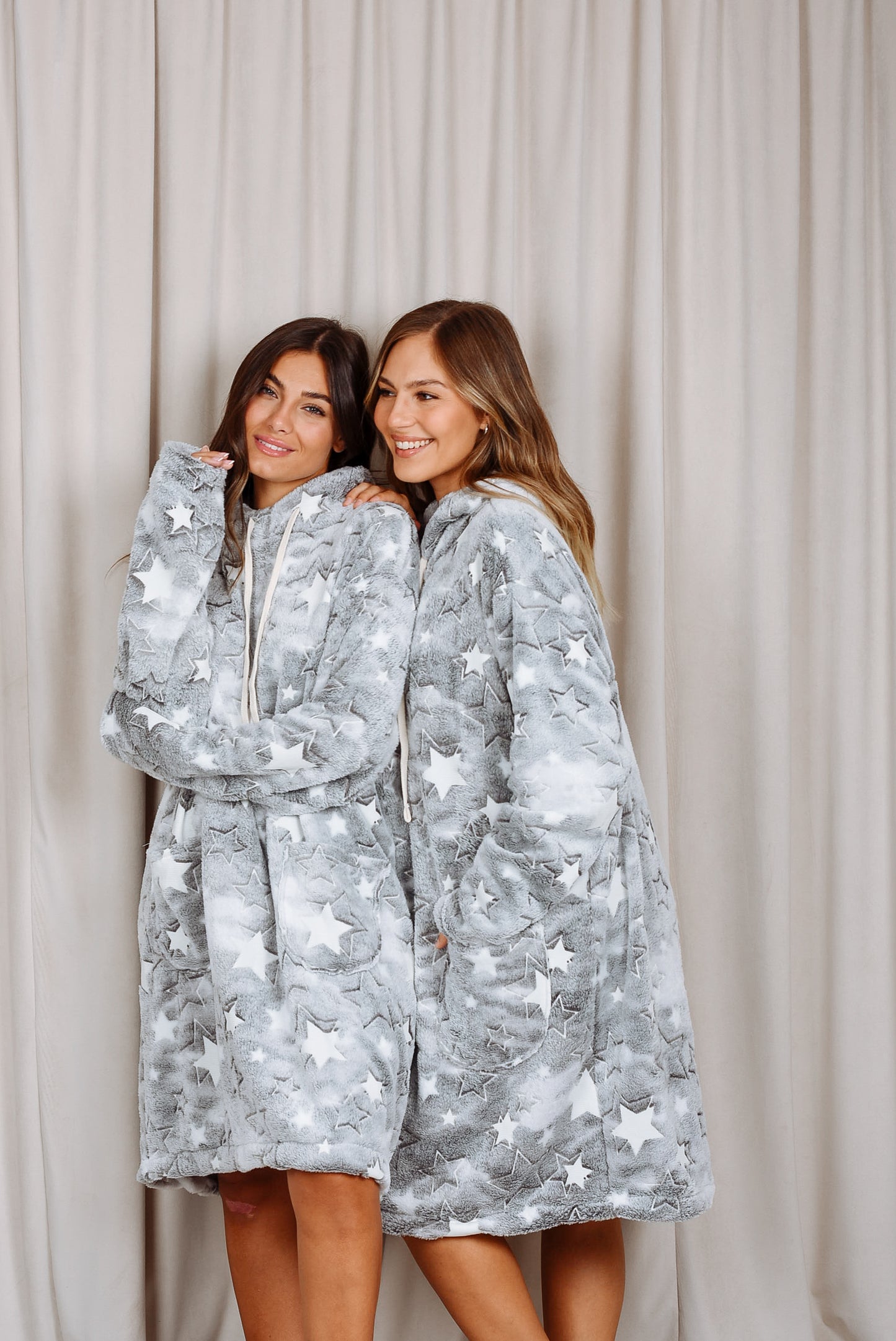 Pijamanta Gray Stars Glow