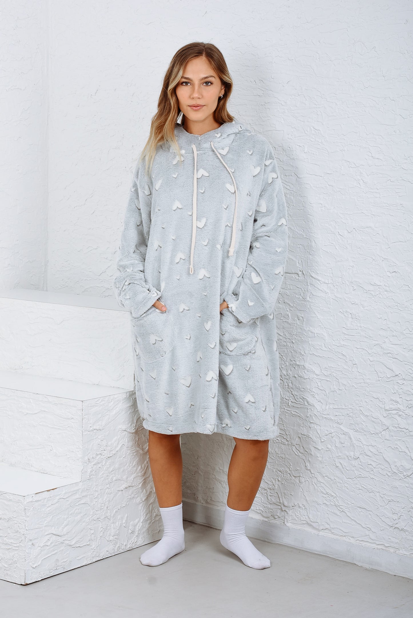 Pijamanta Gray Heart Glow
