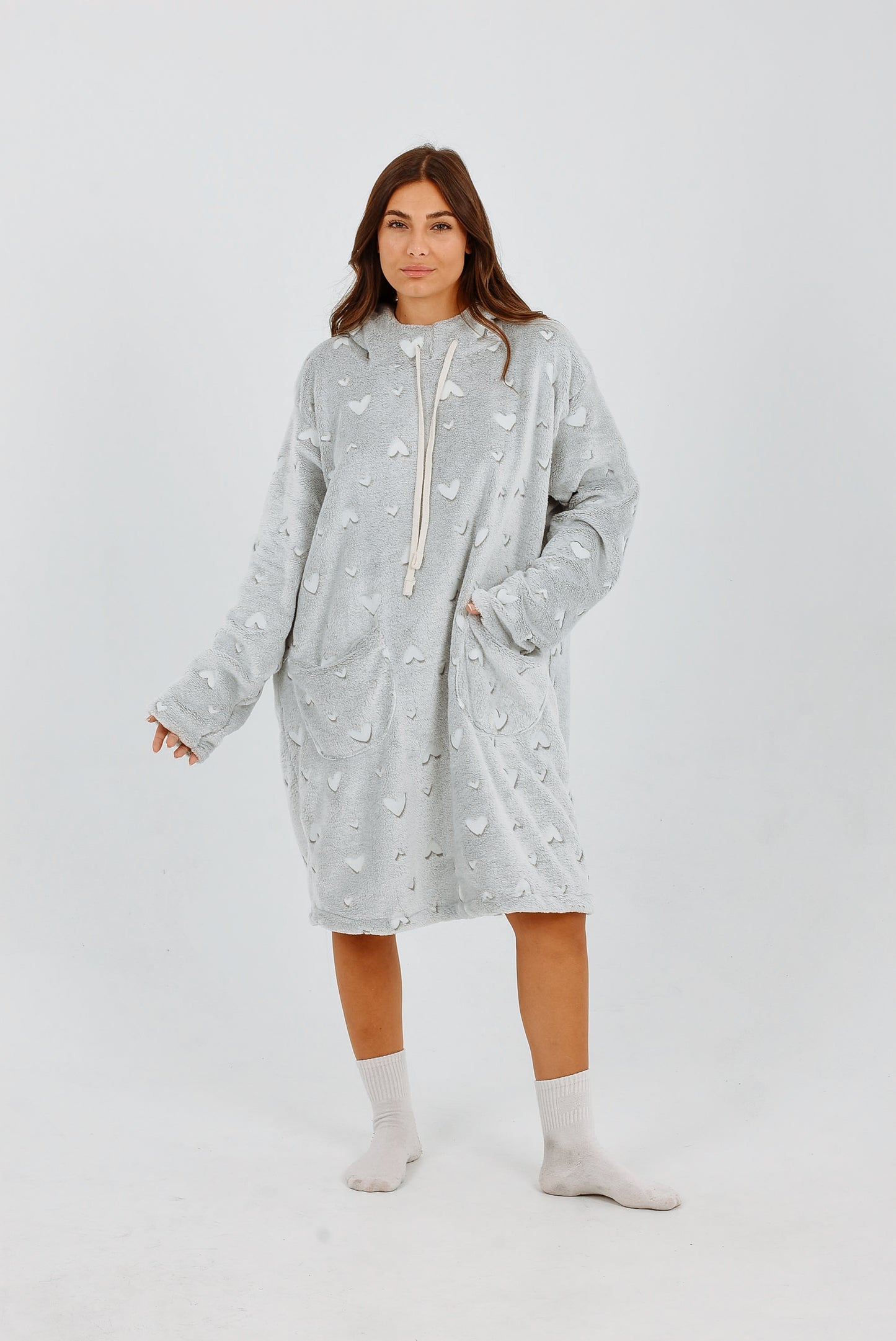 Pijamanta Gray Heart Glow