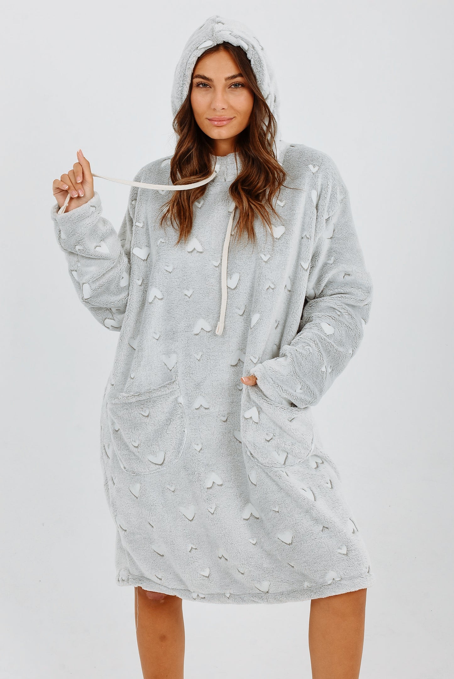 Pijamanta Gray Heart Glow