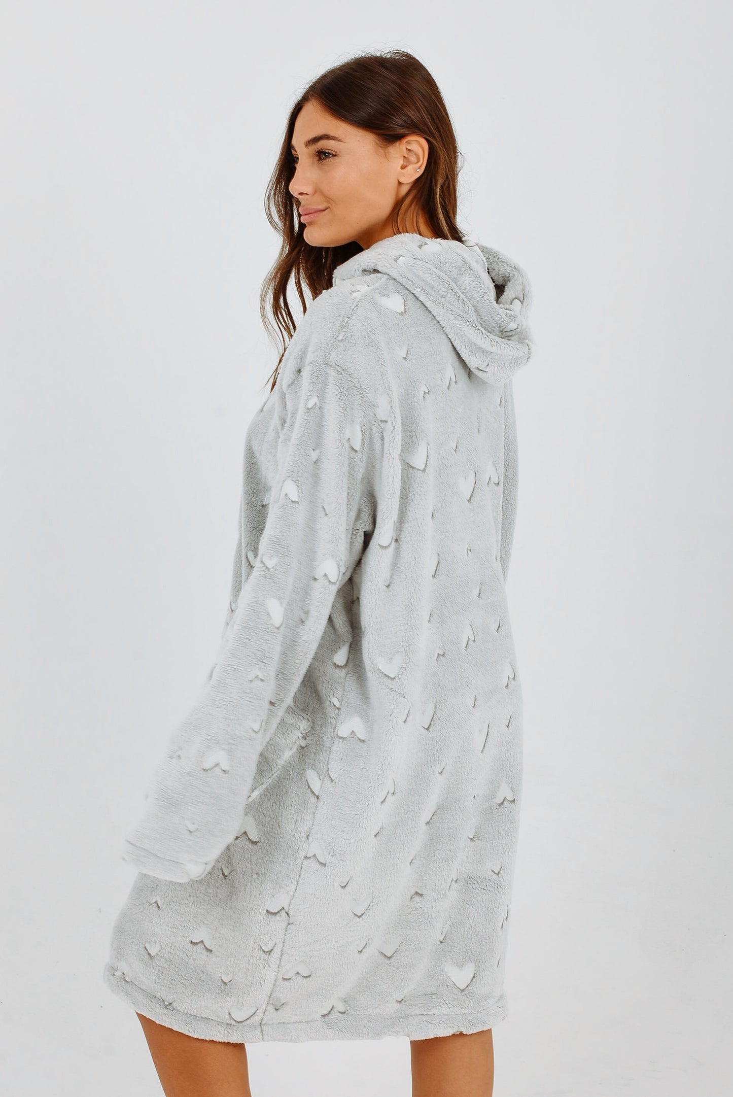 Pijamanta Gray Heart Glow