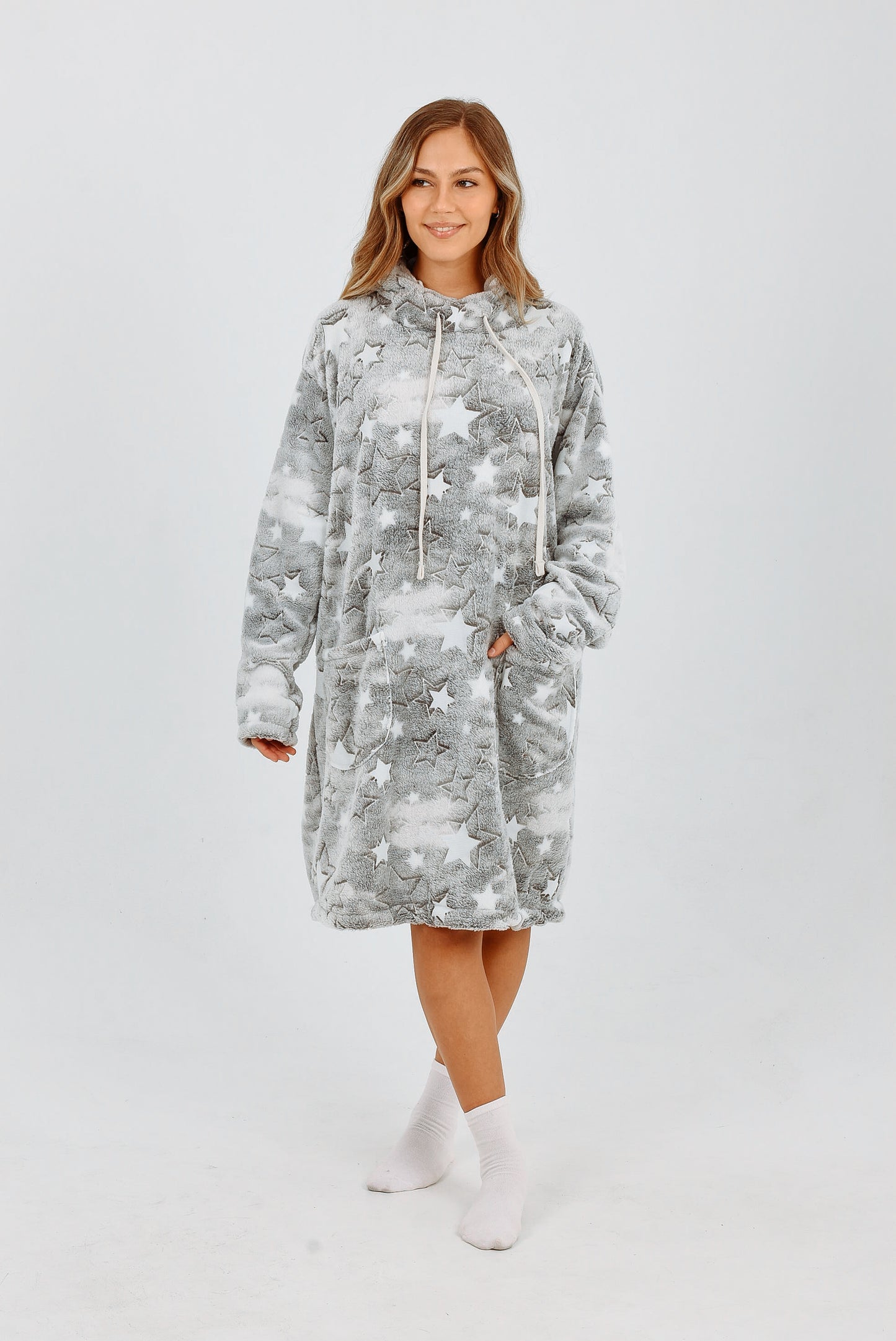 Pijamanta Gray Stars Glow
