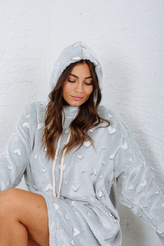 Pijamanta Gray Heart Glow