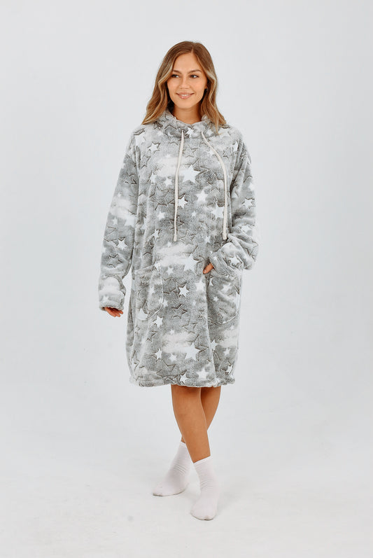 Pijamanta Gray Stars Glow