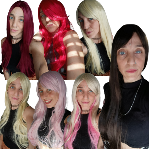 Peluca She Semi Sintéticica 65cm